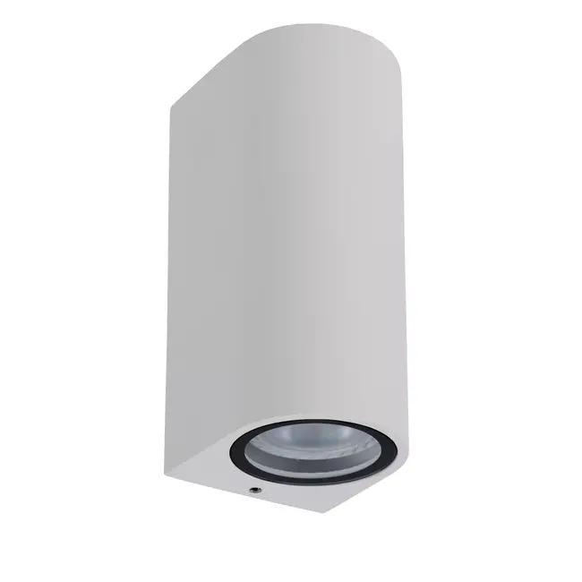 ZARO - Spot mural / Applique murale Intérieur/Extérieur - 2xGU10 - IP44 - Blanc - 69801/02/31
