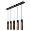 LIONEL - Pendant lamp - 5xE27 - Black - 73406/05/30