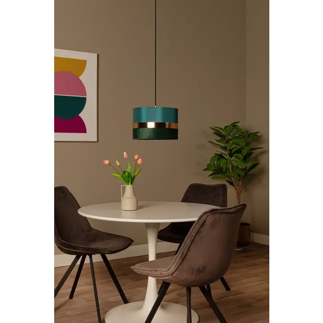 EXTRAVAGANZA TUSSE - Hanglamp - Ø 30 cm - 1xE27 - Groen - 10409/01/33