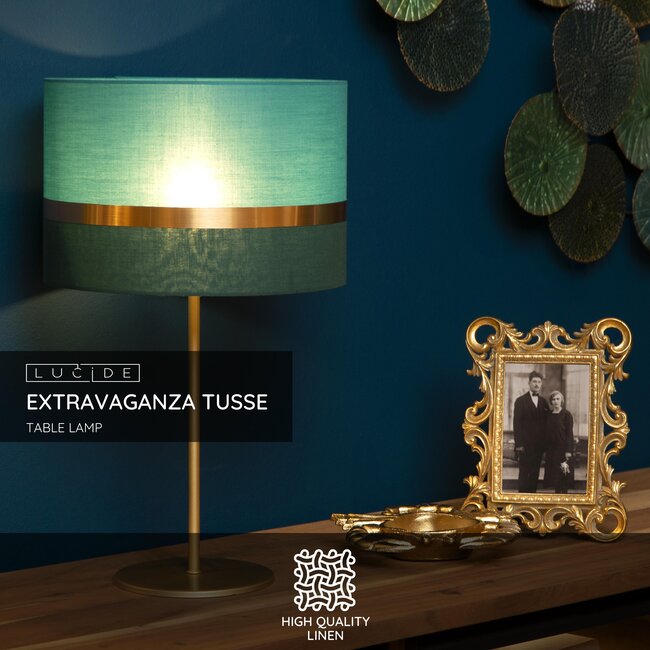 EXTRAVAGANZA BETWEEN - Lampe de table - Ø 30 cm - 1xE14 - Vert - 10509/81/33