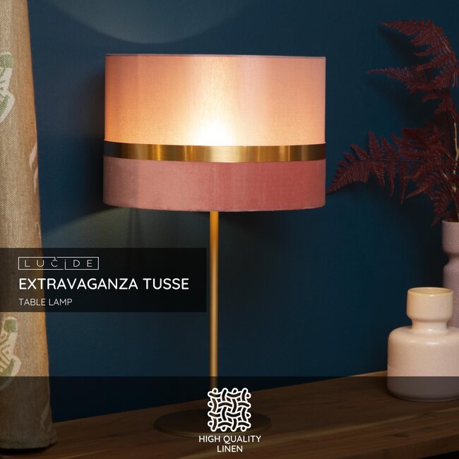 EXTRAVAGANZA BETWEEN - Lampe de table - Ø 30 cm - 1xE14 - Rose - 10509/81/66
