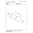 IPSOS - Applique Salle de bain - LED - 1x6W 2700K - IP54 - Noir - 33200/05/30