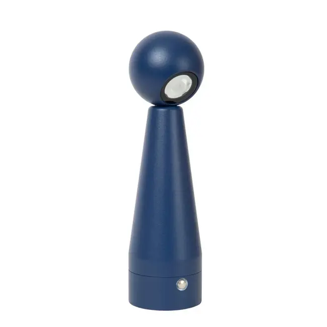 IPSOS - Oplaadbare Tafellamp - Accu/Batterij - LED Dim to warm - 1x3W 3000K/3200K - Blauw - 33500/03/35