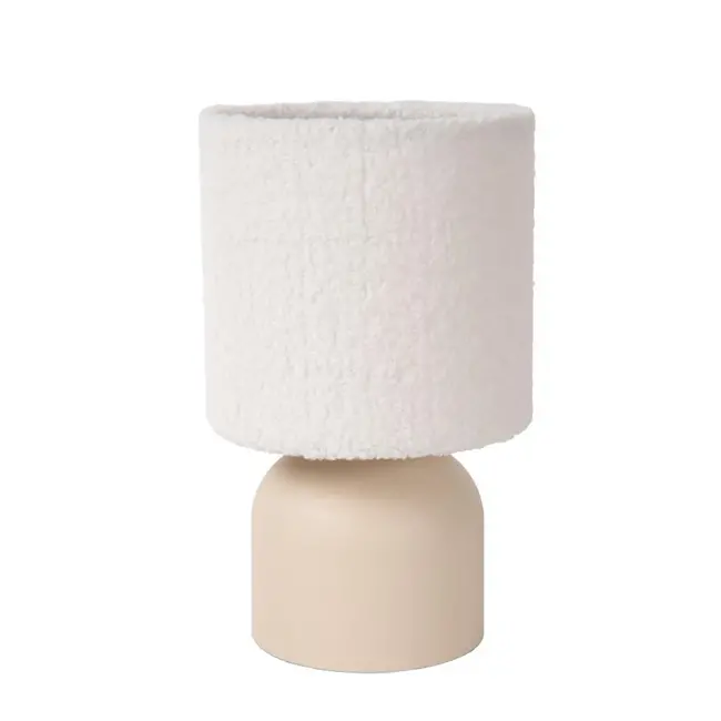 WOOLLY - Tafellamp - Ø 16 cm - 1xE14 - Beige - 10516/01/38