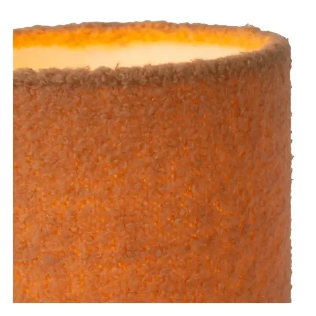 WOOLLY - Tafellamp - Ø 16 cm - 1xE14 - Okergeel - 10516/01/44