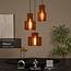 ROLLO - Hanglamp - 3xE27 - Terracotta - 45491/13/55