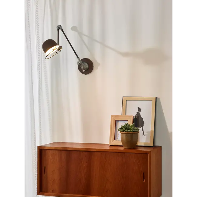 HONORE - Wandlamp - 1xE14 - Roest bruin - 45252/11/97