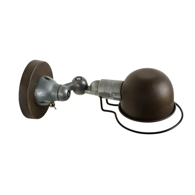 HONORE - Wandlamp - 1xE14 - Roest bruin - 45252/01/97