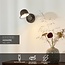 HONORE - Wandlamp - 1xE14 - Roest bruin - 45252/01/97