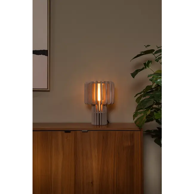 ROLLO - Table lamp - 1xE27 - Taupe - 45591/01/41