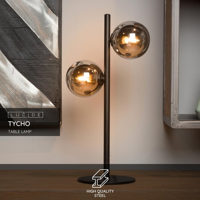 TYCHO - Lampe de table - 2xG9 - Noir - 45574/02/30