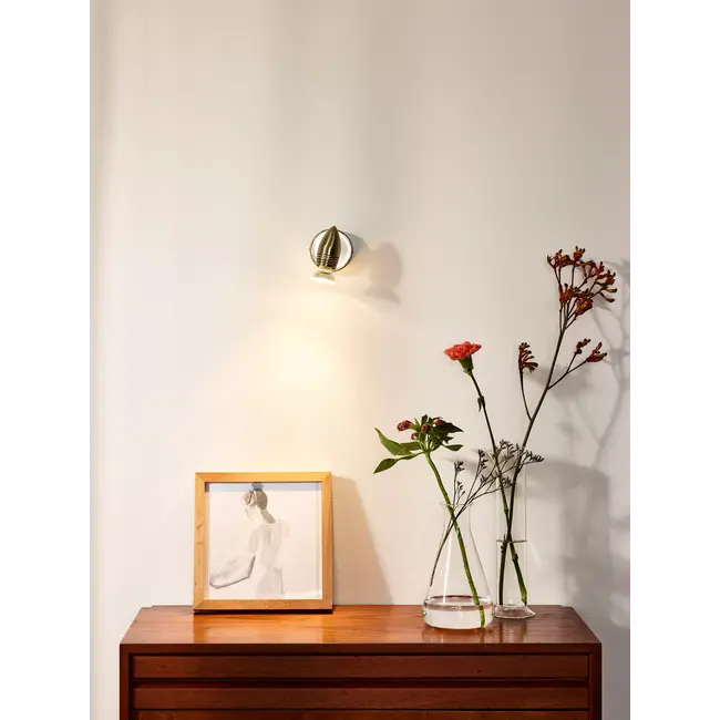 CARO-LED - Ceiling spotlight - Ø 9 cm - LED - GU10 - 1x5W 2700K - Satin Chrome - 13955/05/12