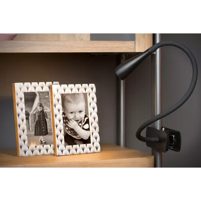 ZOZY - Clamp lamp - LED 3 StepDim - 1x4W 3000K - Black - 18256/03/30