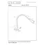 ZOZY - Clamp lamp - LED 3 StepDim - 1x4W 3000K - Black - 18256/03/30