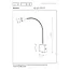 BUDDY - Bedlamp / Wandlamp - LED - 1x4W 4000K - Zwart - 18293/03/30