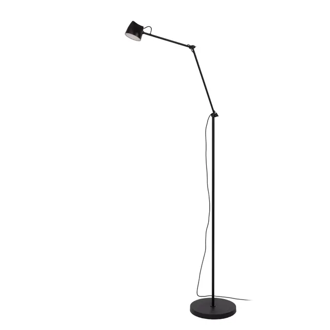 MILNE - Vloerlamp - LED Dimb. - 1x8W 2700K - Zwart - 44716/06/30