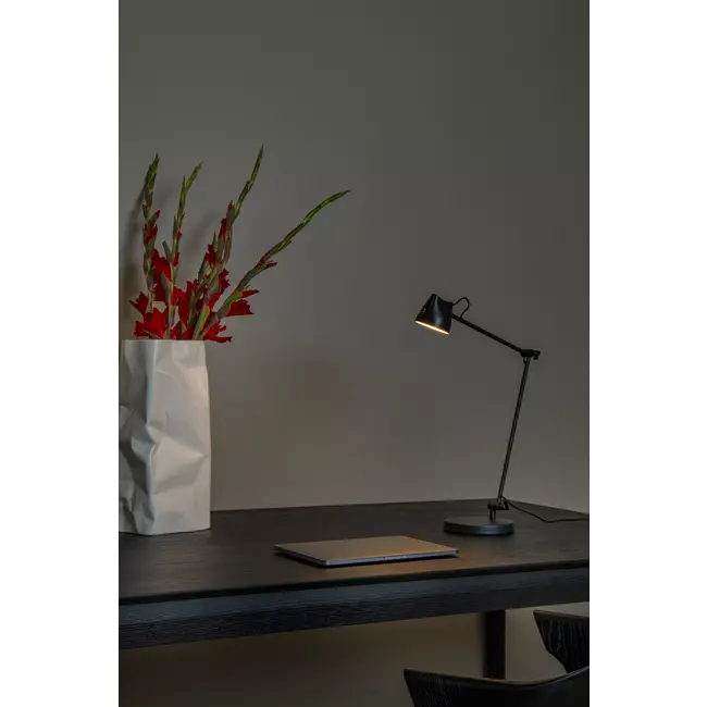 MILNE - Reading lamp - LED Dimmable - 1x8W 2700K - Black - 44616/06/30