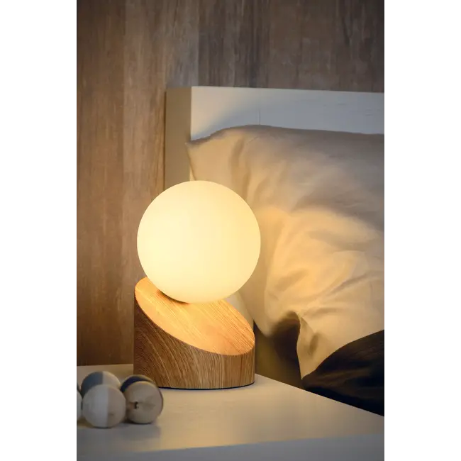 LEN - Tafellamp - Ø 10 cm - 1xG9 - Licht hout - 45561/01/72