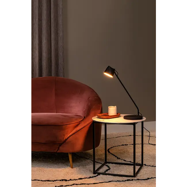 MILNE - Bureaulamp - LED Dimb. - 1x8W 2700K - Zwart - 44516/06/30