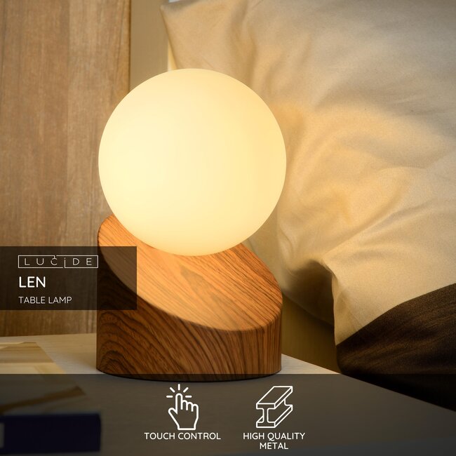 LEN - Tafellamp - Ø 10 cm - 1xG9 - Hout - 45561/01/70