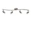 CARO-LED - Ceiling spotlight - LED - GU10 - 4x5W 2700K - Matt chrome - 13955/20/12