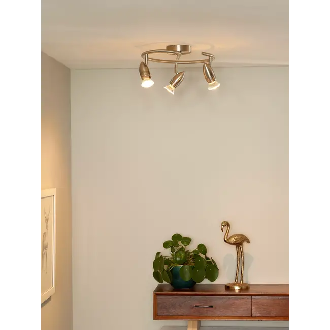 CARO-LED - Ceiling spotlight - Ø 31 cm - LED - GU10 - 3x5W 2700K - Matt chrome - 13955/14/12