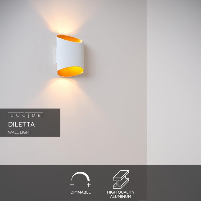 DILETTA - Wall lamp - 1xG9 - White - 09240/01/31