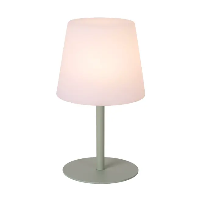 TYON - Oplaadbare Tafellamp Binnen/Buiten - Accu/Batterij - LED Dimb. - 1x2W 2700K - IP65 - Groen - 13816/02/33