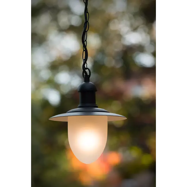 ARUBA - Suspension Intérieur/Extérieur - Ø 25 cm - 1xE27 - IP44 - Noir - 11872/01/30