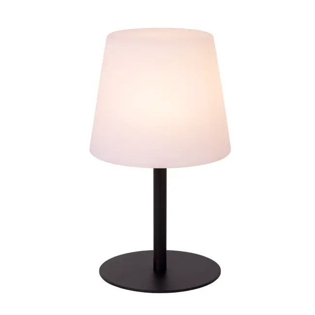 TYON - Lampe de table Rechargeable Intérieur/Extérieur - Batterie/Piles - LED Dim. - 1x2W 2700K - IP65 - Noir - 13816/02/30