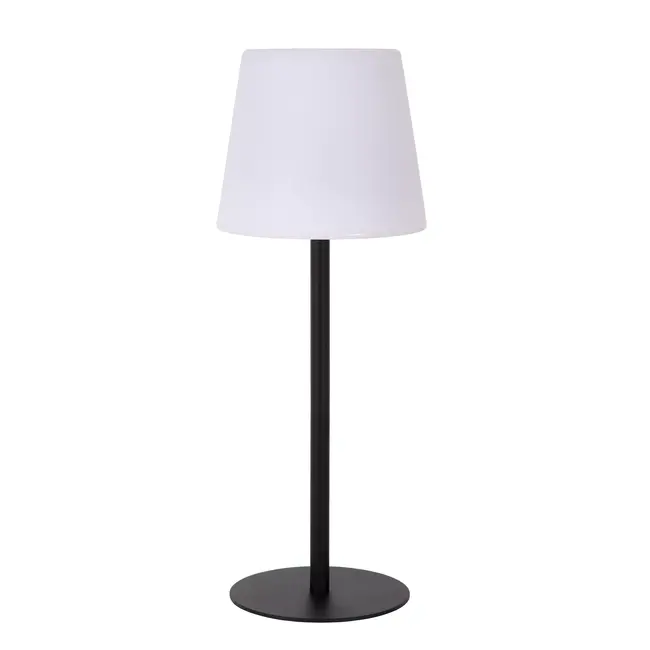 TYON - Lampe de table Rechargeable Intérieur/Extérieur - Batterie/Piles - LED Dim. - 1x2W 2700K - IP65 - Noir - 13816/02/30