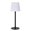 TYON - Lampe de table Rechargeable Intérieur/Extérieur - Batterie/Piles - LED Dim. - 1x2W 2700K - IP65 - Noir - 13816/02/30