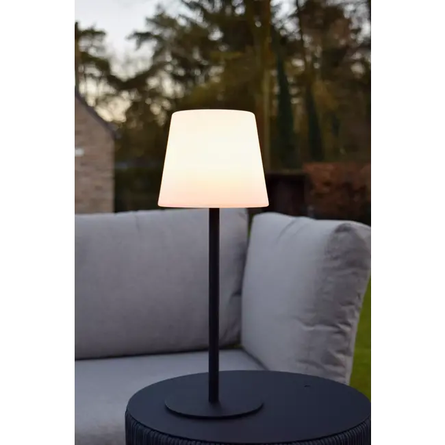 TYON - Rechargeable Table lamp Indoor/Outdoor - Battery pack - LED Dim. - 1x2W 2700K - IP65 - Black - 13816/02/30