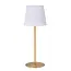 TYON - Lampe de table rechargeable Intérieur/Extérieur - Batterie - Ø 15 cm - LED Dimb. - 1x2W 2700K - IP65 - Or mat / Laiton - 13816/02/02
