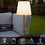 TYON - Lampe de table rechargeable Intérieur/Extérieur - Batterie - Ø 15 cm - LED Dimb. - 1x2W 2700K - IP65 - Or mat / Laiton - 13816/02/02