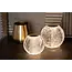 CINTRA - Lampe de table rechargeable - Batterie - Ø 11 cm - LED 3 StepDim - 1x2W 2700K - Transparente - 13599/02/60