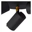GRONY - Spot de plafond - LED Dim to warm - GU10 - 3x5W 2200K/3000K - Noir - 17998/15/30