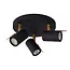 GRONY - Spot de plafond - LED Dim to warm - GU10 - 3x5W 2200K/3000K - Noir - 17998/15/30