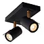GRONY - Spot plafond - LED Dim to warm - GU10 - 2x5W 2200K/3000K - Noir - 17998/10/30