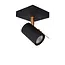 GRONY - Spot plafond - LED Dim to warm - GU10 - 1x5W 2200K/3000K - Noir - 17998/05/30