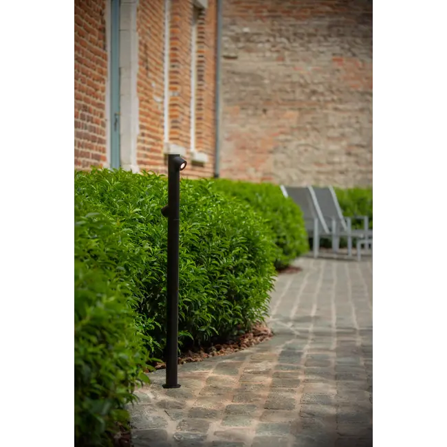 IBAMBA - Lampadaire - LED - 2x6W 3000K - IP65 - Noir - 15850/10/30