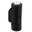 ERIN - Spot mural / Applique murale intérieur/extérieur - LED - 2x5W 2700K - IP65 - Noir - 15820/10/30