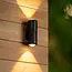 ERIN - Wall spot / Wall lamp Indoor/Outdoor - LED - 2x5W 2700K - IP65 - Black - 15820/10/30
