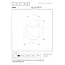 ERIN - Spot mural / Applique murale intérieur/extérieur - LED - 1x5W 2700K - IP65 - Noir - 15820/05/30