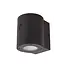 PERTH - Wandlamp - Zonne-energie - Ø 9 cm - LED Dimb. - 1x1W 2850K/3150K - IP65 - Dag/nacht sensor - Zwart - 15817/01/30