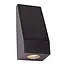 IRWIN - Wandlamp - Zonne-energie - LED Dimb. - 1x2W 2850K/3150K - IP54 - Dag/nacht sensor - Zwart - 15816/02/30