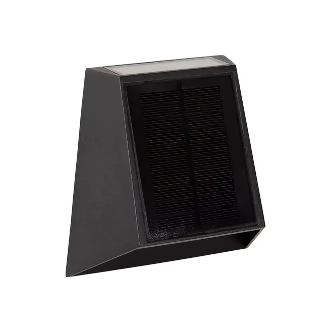 LUTON - Applique - Énergie solaire - LED Dimb. - 1x1W 2850K/3150K - IP54 - Capteur jour/nuit - Noir - 15815/01/30