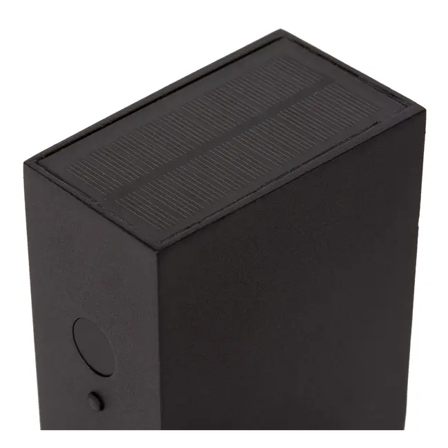 BOLTON - Wall lamp - Solar energy - LED Dimb. - 1x1W 2850K/3150K - IP54 - Day/night sensor - Black - 15814/01/30