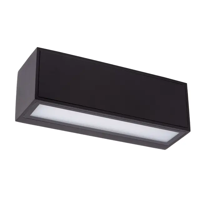 SUTTON - Wall lamp - Solar energy - LED Dimb. - 1x2W 2850K/3150K - IP54 - Day/night sensor - Black - 15813/02/30