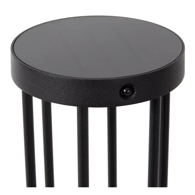 JACKSON - Lampadaire - Énergie solaire - Ø 16 cm - LED Dim to warm - 1x2W 2850K/3150K - IP65 - Capteur jour/nuit - Noir - 15812/02/30